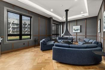 Modern and bright living area